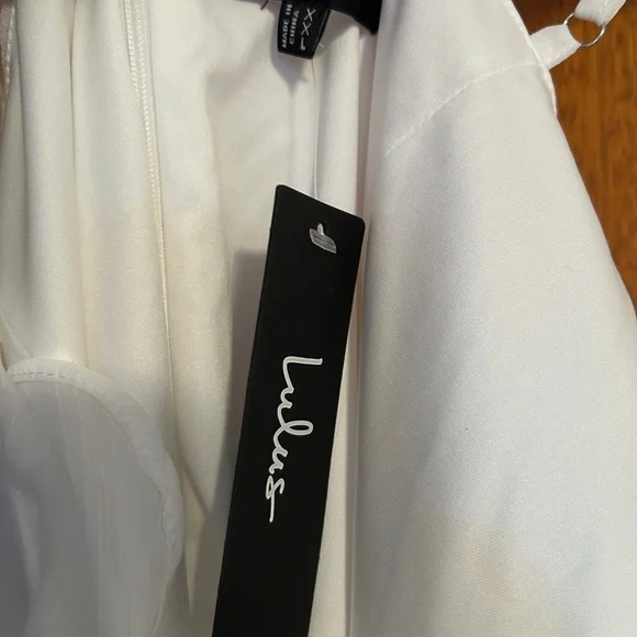 Lulu's Elegant White Ruffle Sundress Dress - Picture 6 of 7